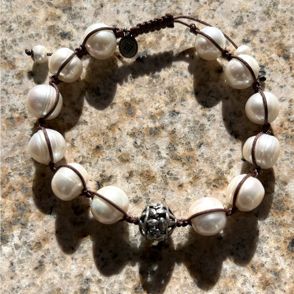 Silpada Rugged Pearl Bracelet